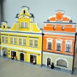 Lego model fasdy Jentejnskho a Saltovskho domu